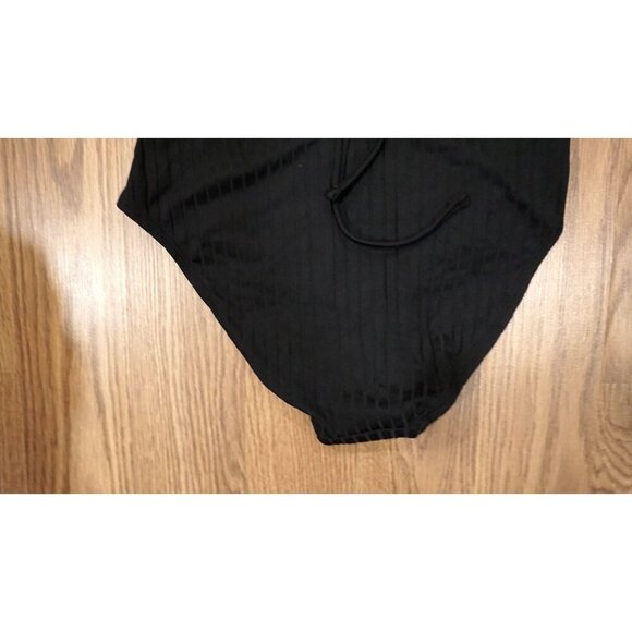 Shade & Shore Women’s Ribbed Bead Knot Detail One-Piece Swimsuit - Size M NWT - Picture 11 of 15